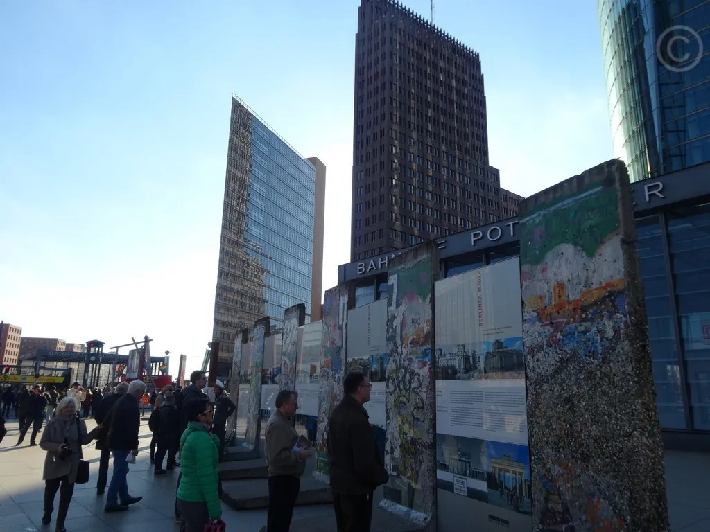 Berlin Wall at Potsdamer Platz